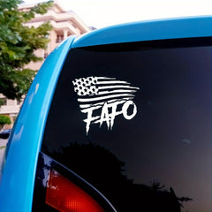 FAFO Durable Waterproof Vinyl Stickers, Vehicles, Motorcycle Helmet, Notebook