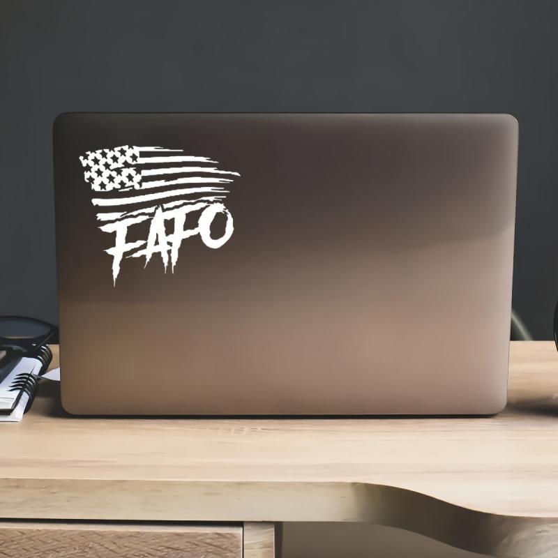 FAFO Durable Waterproof Vinyl Stickers, Vehicles, Motorcycle Helmet, Notebook