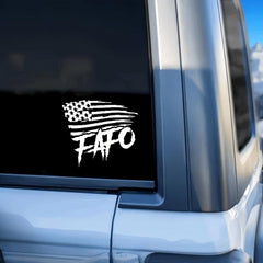FAFO Durable Waterproof Vinyl Stickers, Vehicles, Motorcycle Helmet, Notebook