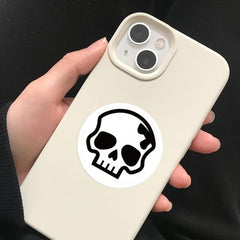 50pcs Skull Waterproof Vinyl Stickers For Water Bottle Laptop
