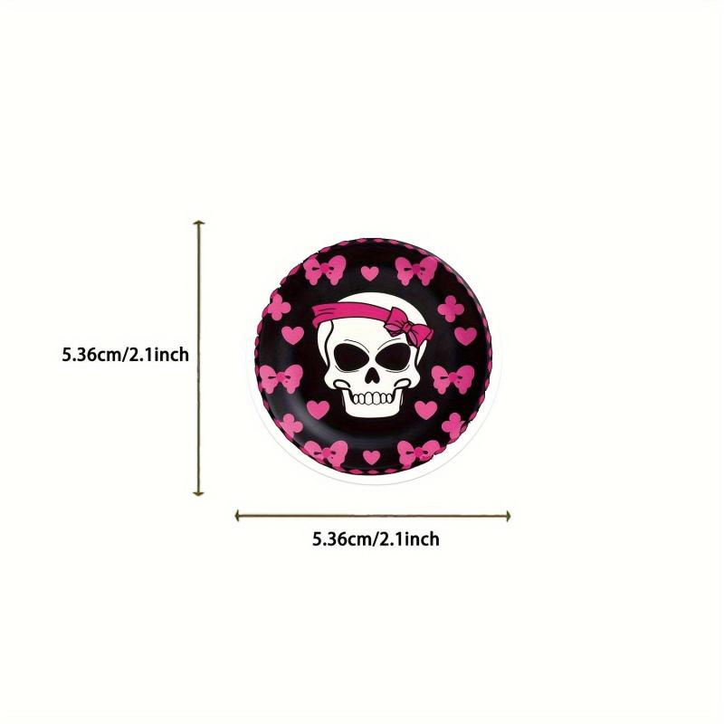 50pcs Skull Waterproof Vinyl Stickers For Water Bottle Laptop