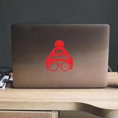 Funny Red Hat Vinyl Sticker for Car Window Bumper