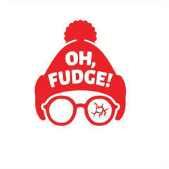 Funny Red Hat Vinyl Sticker for Car Window Bumper