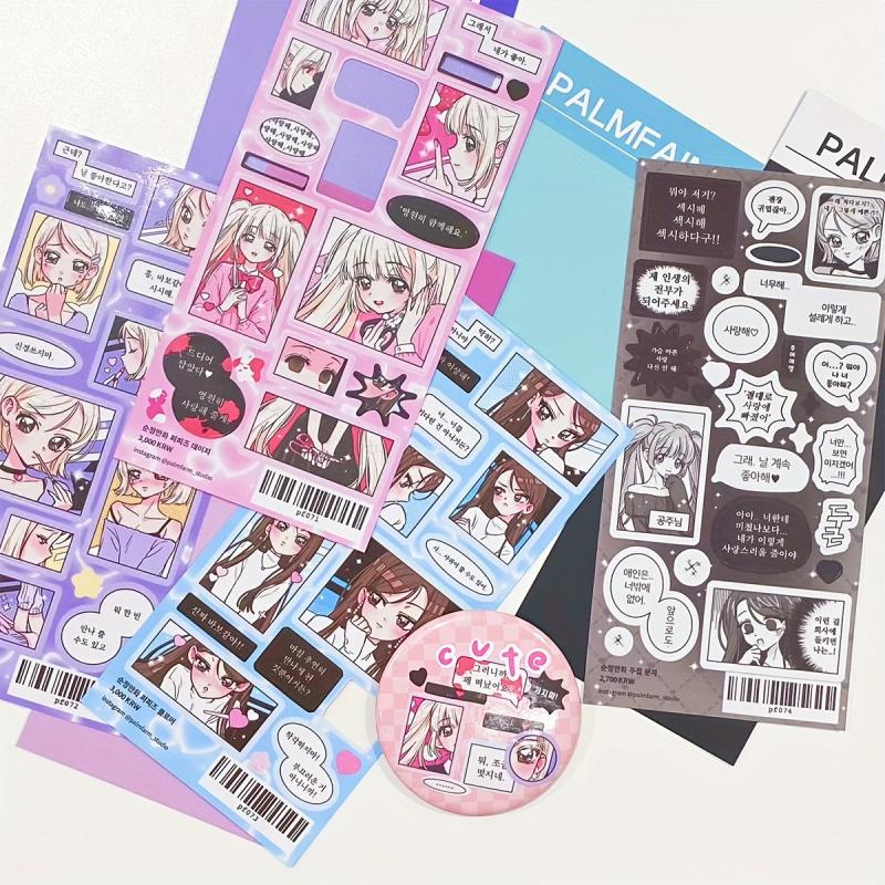 Comic Dialog Box Sticker Bubble Text DIY Decoration