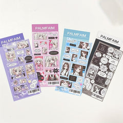 Comic Dialog Box Sticker Bubble Text DIY Decoration