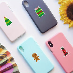 50pcs Christmas Graffiti Stickers for Decorative Laptops, Mobile Phones, Cups