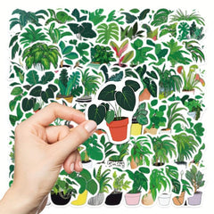89pcs Plant Potted Stickers for Phone Laptop Cup Water Cup