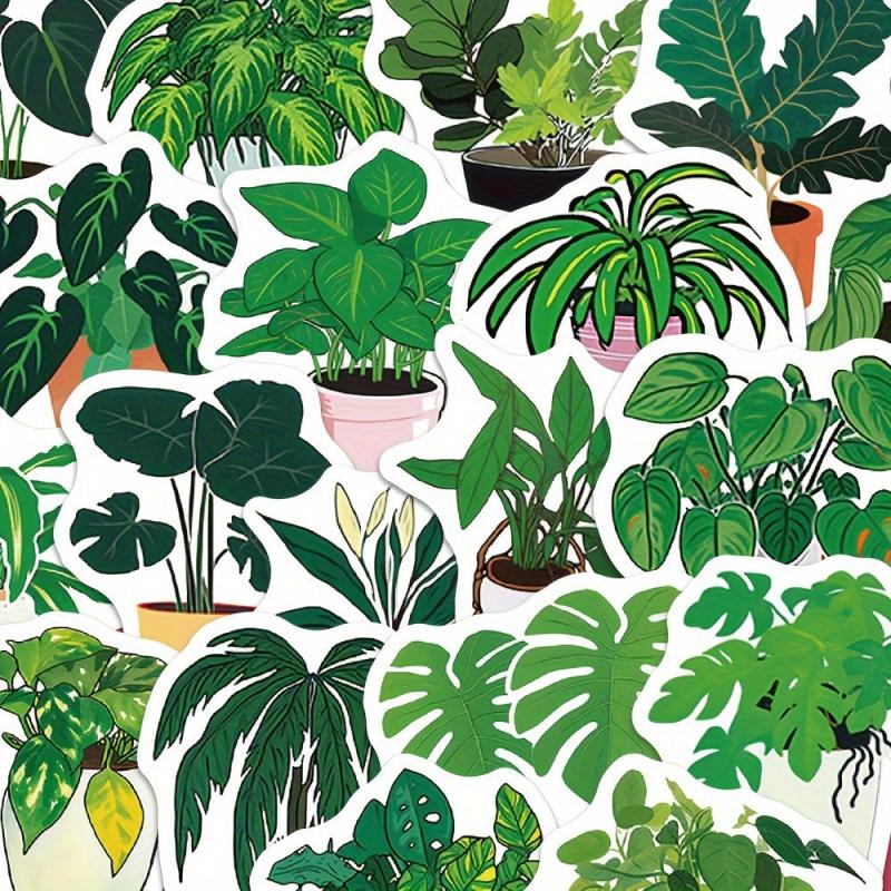 89pcs Plant Potted Stickers for Phone Laptop Cup Water Cup