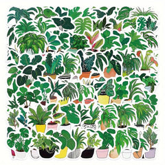 89pcs Plant Potted Stickers for Phone Laptop Cup Water Cup