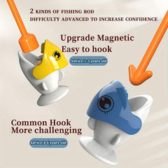 Magnetic Dinosaur Fishing Toy Set for Kids