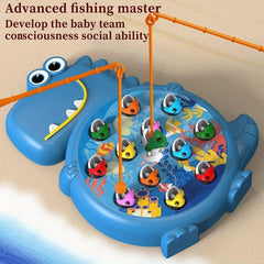 Magnetic Dinosaur Fishing Toy Set for Kids