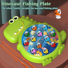 Magnetic Dinosaur Fishing Toy Set for Kids