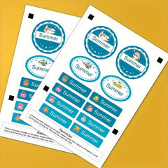 Custom Tea and Coffee Variety Name Badges - Pack of 384