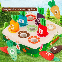 Pulling Radish Cartoon Plush Toy Learning Educational Sensory Toy