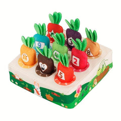 Pulling Radish Cartoon Plush Toy Learning Educational Sensory Toy