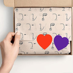 160pcs Heart Shaped Love Sticker Self-adhesive Label for Gift Decoration