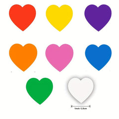 160pcs Heart Shaped Love Sticker Self-adhesive Label for Gift Decoration