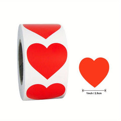160pcs Heart Shaped Love Sticker Self-adhesive Label for Gift Decoration