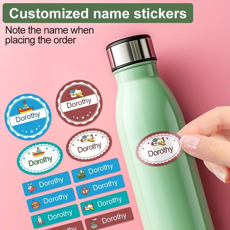 Custom Superhero Emblem Name Badges - Set of 384