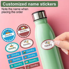 Custom Superhero Emblem Name Badges - Set of 384
