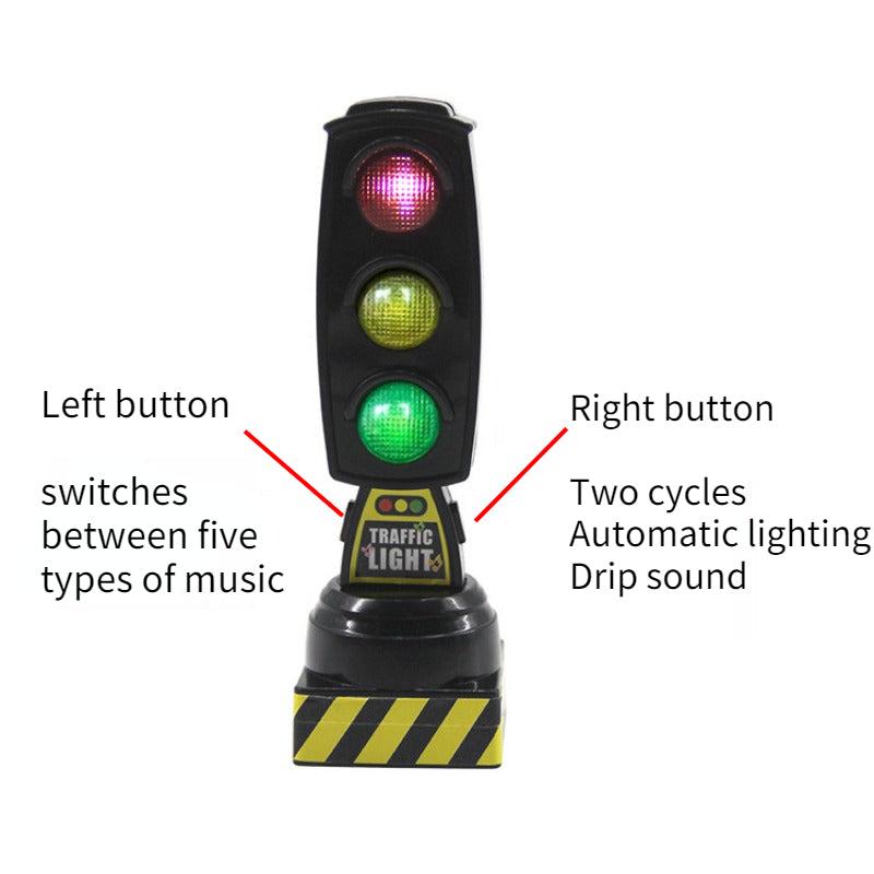 Traffic Lights Sound And Light 5 Music Switchable Toys