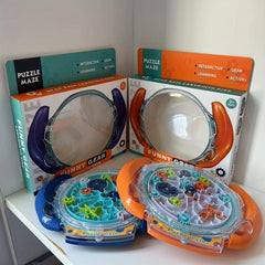 3D Gear Maze Plate Interactive Battle Balance Bead Breakthrough Toy