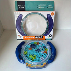 3D Gear Maze Plate Interactive Battle Balance Bead Breakthrough Toy