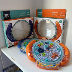 3D Gear Maze Plate Interactive Battle Balance Bead Breakthrough Toy