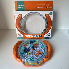 3D Gear Maze Plate Interactive Battle Balance Bead Breakthrough Toy