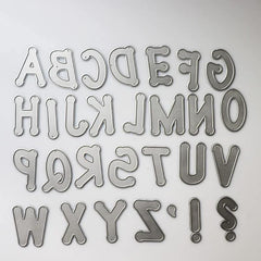 Alphabet A Metal Carbon Steel Embossing Die Stencils for DIY Crafts