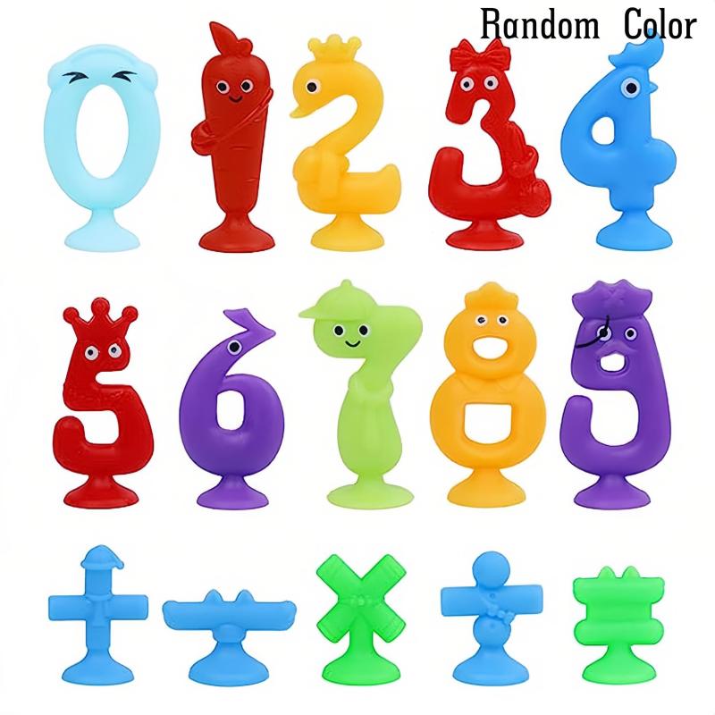 26 Pcs Animal Letter ABC & 15 Pcs Number Suction Cup Toy