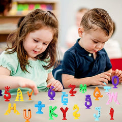 26 Pcs Animal Letter ABC & 15 Pcs Number Suction Cup Toy