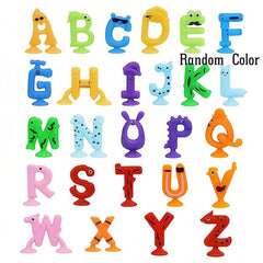 26 Pcs Animal Letter ABC & 15 Pcs Number Suction Cup Toy