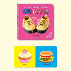 6 Board Books Set Improve Cognitive Ability Word Card Book Christmas Gift