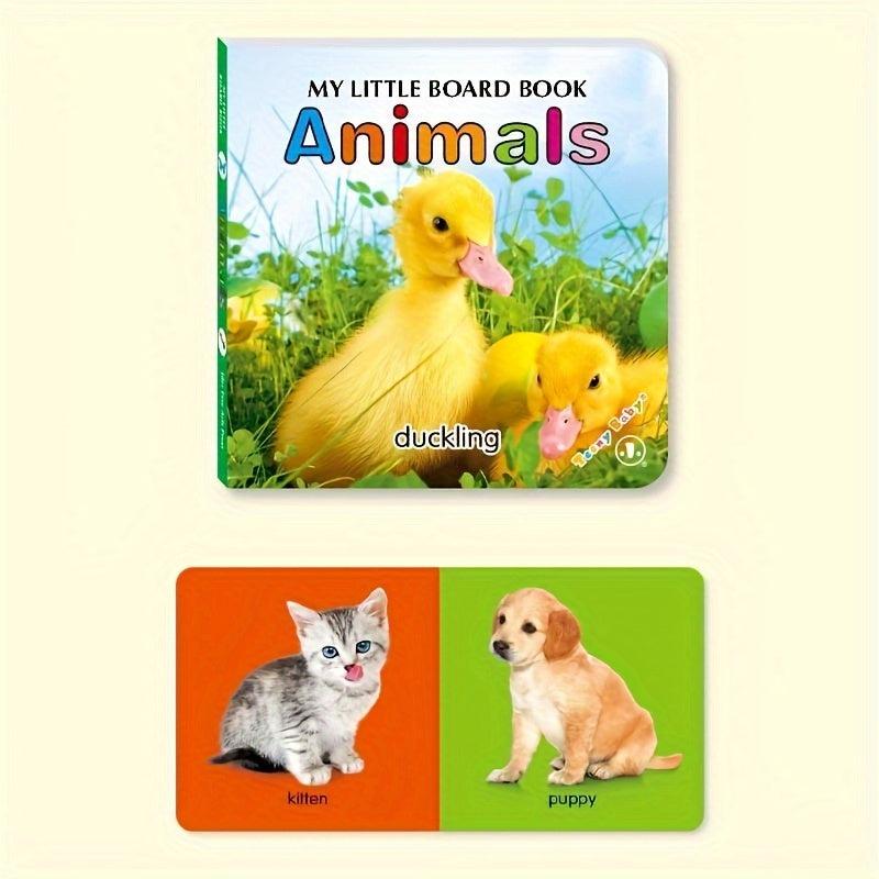 6 Board Books Set Improve Cognitive Ability Word Card Book Christmas Gift