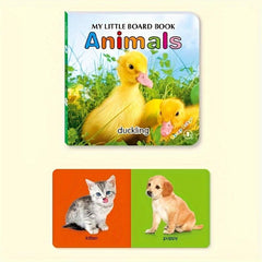 6 Board Books Set Improve Cognitive Ability Word Card Book Christmas Gift