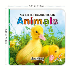 6 Board Books Set Improve Cognitive Ability Word Card Book Christmas Gift