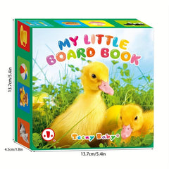 6 Board Books Set Improve Cognitive Ability Word Card Book Christmas Gift