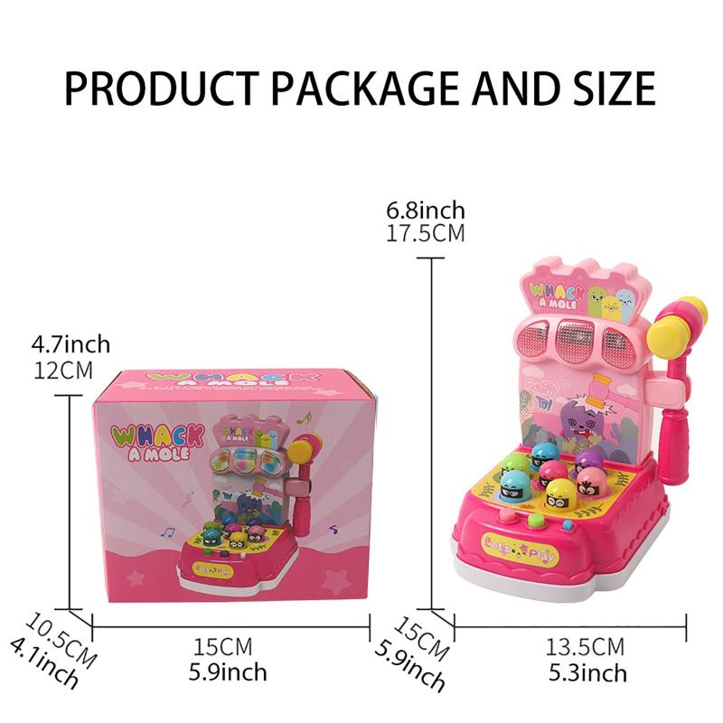 Spinning Mole Game For Toddlers Educational Toy Set