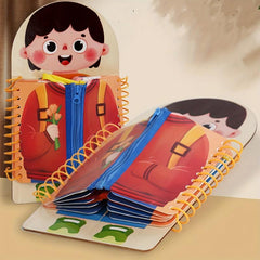 Busy Board Baby Learning Toy Dressing Tying Exercise