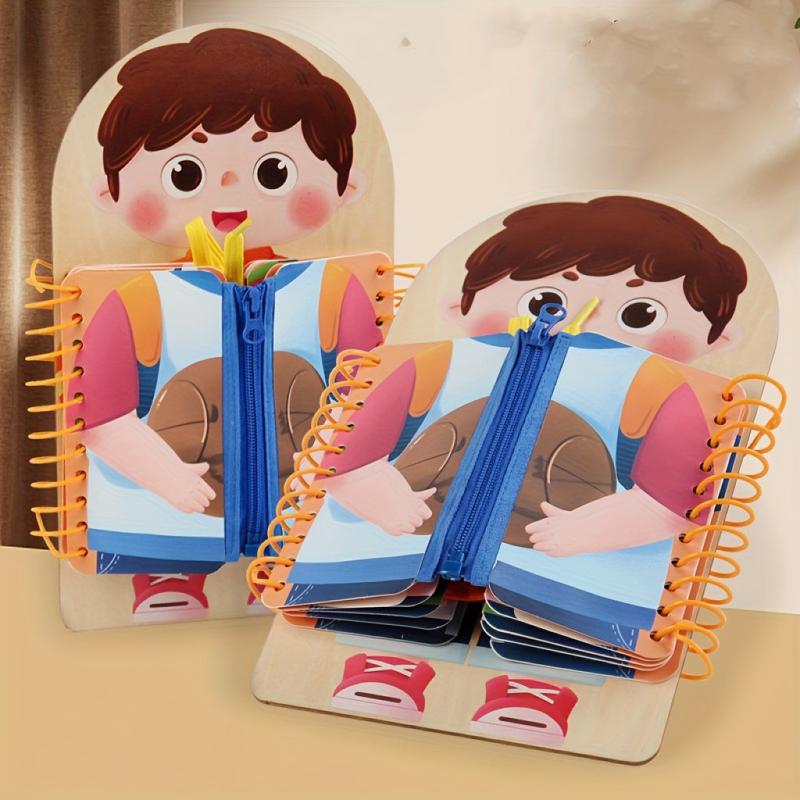 Busy Board Baby Learning Toy Dressing Tying Exercise