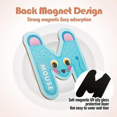 Magnetic Animal Alphabet Letters Set for Kids