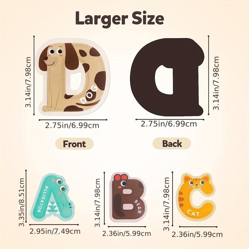 Magnetic Animal Alphabet Letters Set for Kids