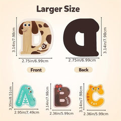 Magnetic Animal Alphabet Letters Set for Kids