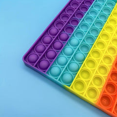 100 Numbers Large Pop Math Toys Square Colorful Push Bubble Fidget