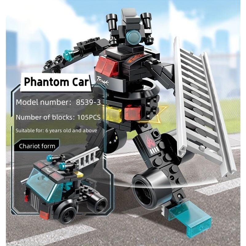 Speed Transformer King Kong Puzzle Building Block Toy