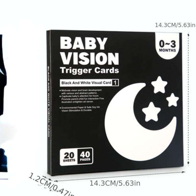 4pcs Visual Motivation Cards for Babies
