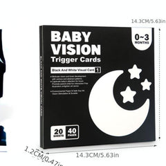 4pcs Visual Motivation Cards for Babies