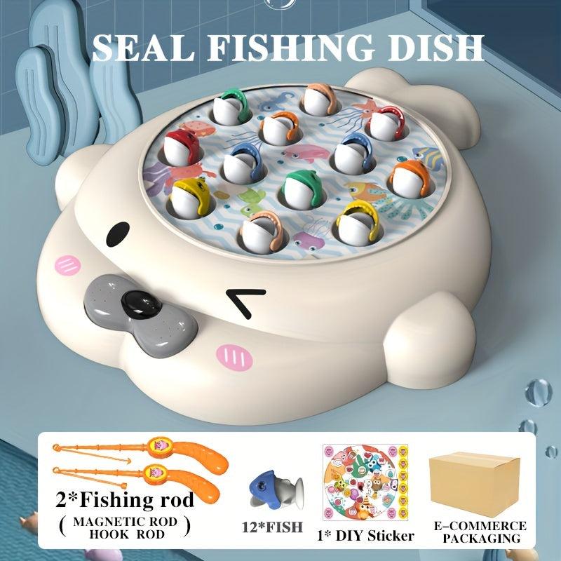 Seal Fishing Platform Puzzle Educational Toy