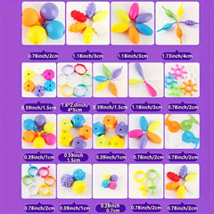 Beaded Popper Beads DIY Jewelry Kit - Perfect Gift for Kids